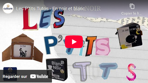 Capture d'écran de la vidéo sur YouTube "En Noir et blanc"
