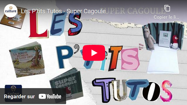 Capture d'écran de la vidéo sur YouTube "Super Cagoule"