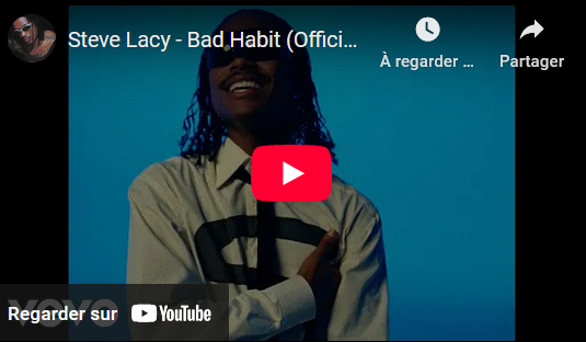 Clip Bad Habit de Steve Lacy
