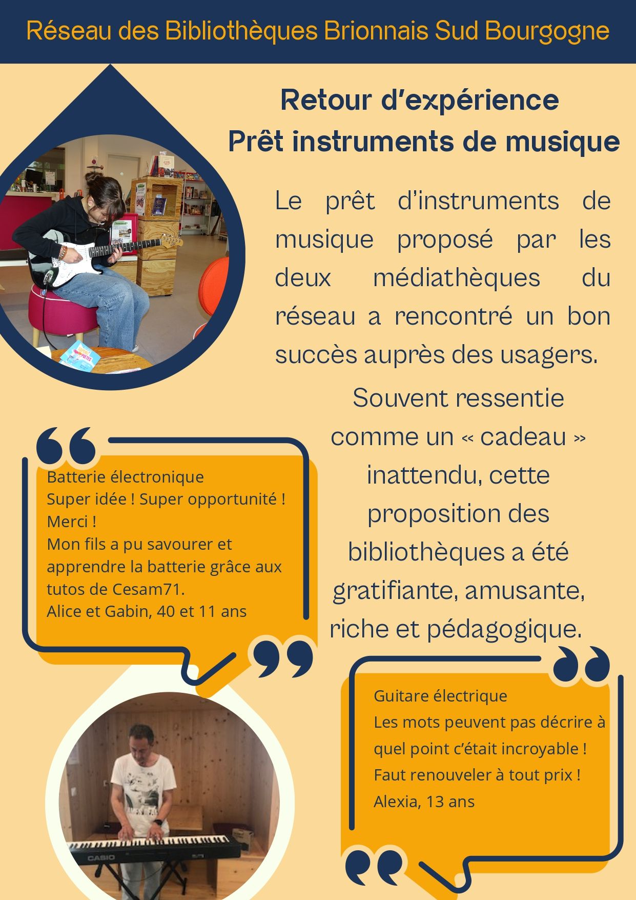 Retour d'expérience des bibliothèques de Chauffailles et La Clayette