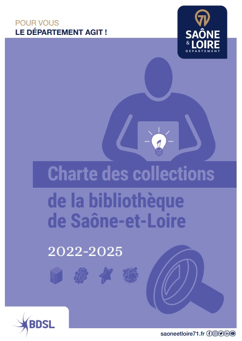 Couverture de la charte des collections de la BDSL
