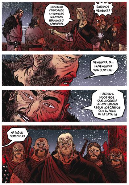 page extraite de Beowulf